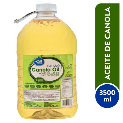 Aceite de Canola Great Value - 3500ml