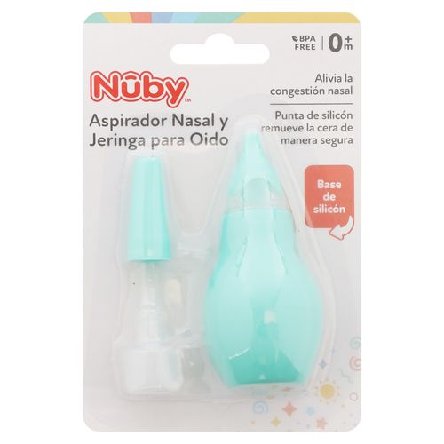 Aspirador Nuby Nasal y Oido Para Bebe