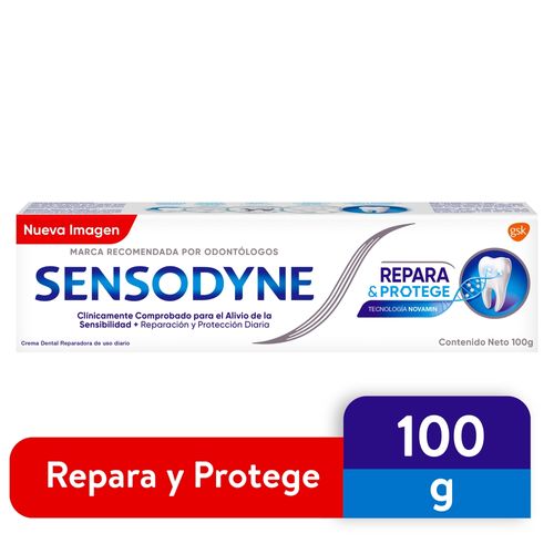 Crema Dental Sensodyne Repara y protege -100g