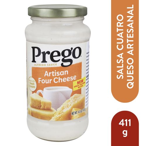 Salsa Prego Alfredo 4 Quesos - 411 g