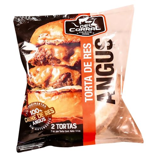 Torta Del Corral Hamburguesa Angus - 14 oz