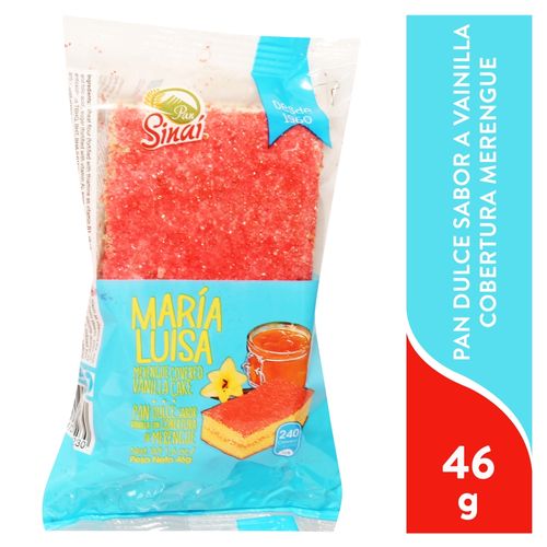 Pastel Maria Luisa sabor vaunilla con cereza - 48 g