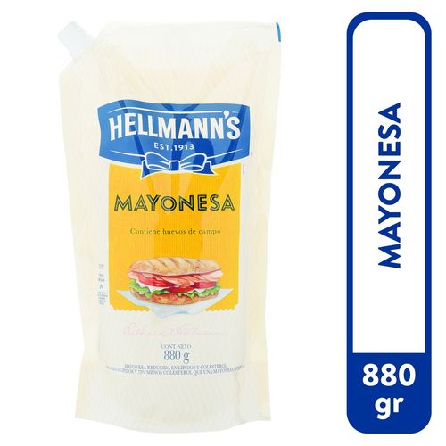 Mayonesa Hellmanns Doypack 880 Gr