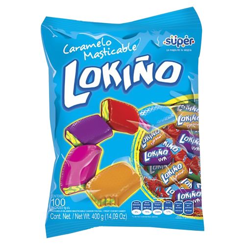 Caramelo Lokiño Blando Surtido - 400 g
