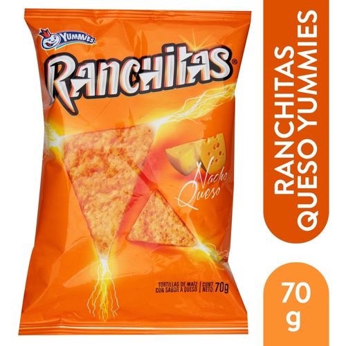 Snack Ranchitas Nacho Queso - 70 g