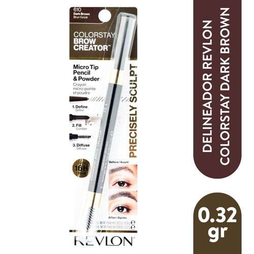 Delineador Cejas Revlon Cs Dark Brown