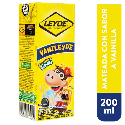 Malteada Sabor Vanilla Leyde Uht Caja 200ml