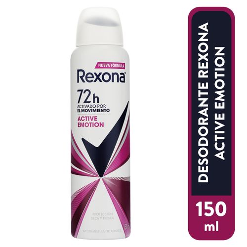 Desodorante Rexona Woman Active Emotion en Spray - 150 ml