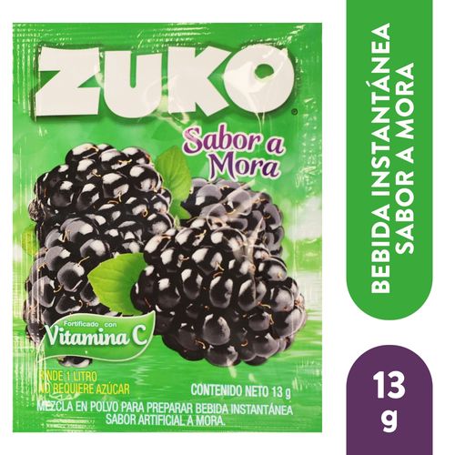 Bebida Instantánea Zuko Mora - 13 g
