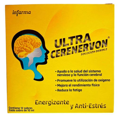 Ultra Cerenervon caja 12 sobres 10 ml cada uno - Precio indicado por caja