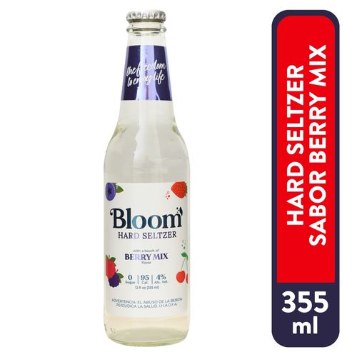 Hard Seltzer Bloom Berry Mix - 355 ml