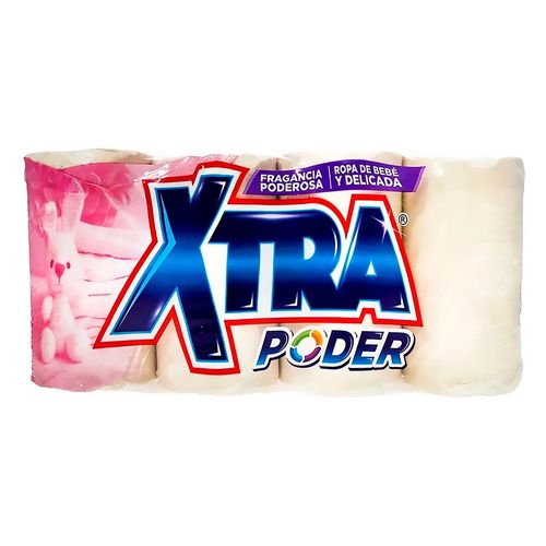 Jabón Xtra Delicada y Bebé 4 Pack - 1600 g