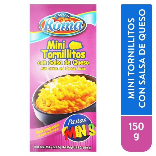 Pasta Roma Mini Tornillitos Con Queso - 150 g