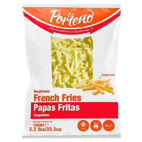 Papa Frita El Porteño Congelada - 1000 g