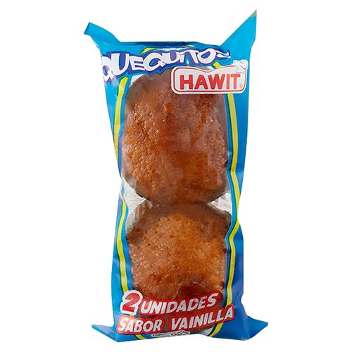 Pan Quequitos Vainilla Hawit 2pack - 62 g