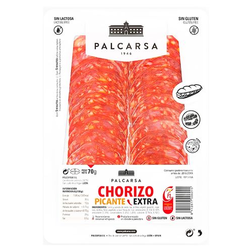 Chorizo Extrapicante Palcarsa 80Gr