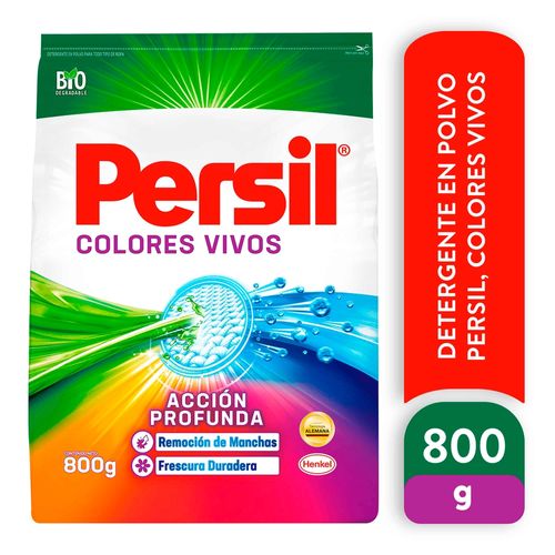 Detergente en Polvo Persil Colores Vivos - 800 g