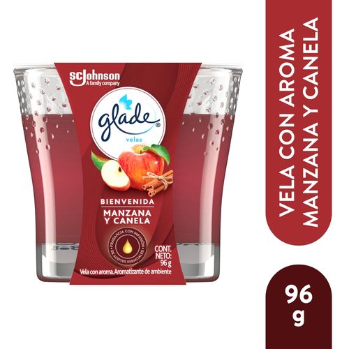 Vela Glade Aroma A Manzana Y Canela - 96 g