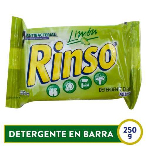 Lavaplato Rinso En Barra Limón - 250 g