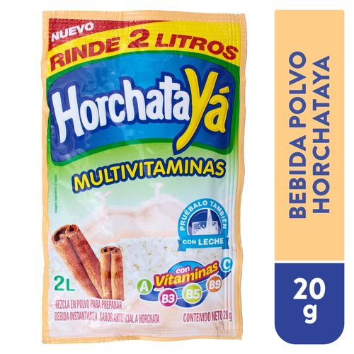 Bebida Yá En Polvo Sabor A Horchata - 20 g