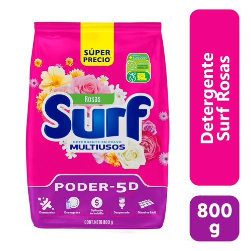 Detergente Surf de rosas en polvo - 800 g