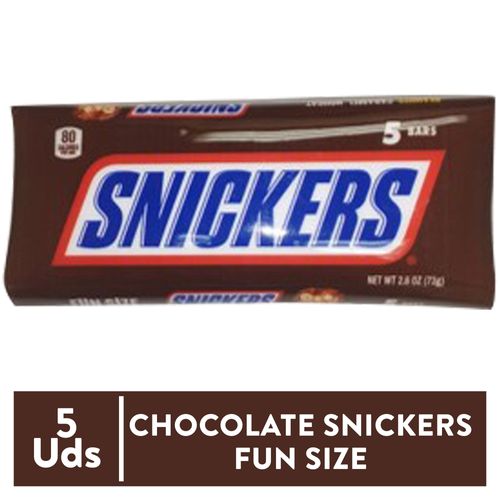 Snicker Fun Size 5 Pack - 73 g