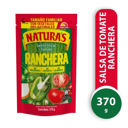 Salsa Natura's Ranchera en Frasco - 370 g