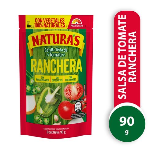 Salsa Natura Ranchera en Doypack - 90 g