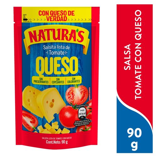 Salsa de Tomate Natura's con Queso en Doy Pack - 90 g
