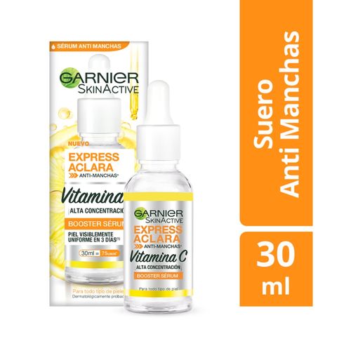 Sérum Antimanchas Garnier Express Aclara Vitamina C - 30 ml