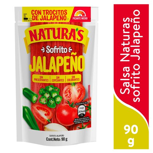 Sofrito Natura's Jalapeño en Salsa - 90 g