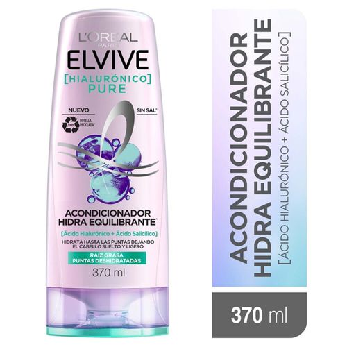 Acondicionador L´Oréal Paris Elvive Pure - 370 ml