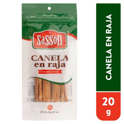 Especias Sasson Canela Raja Bolsa - 20gr