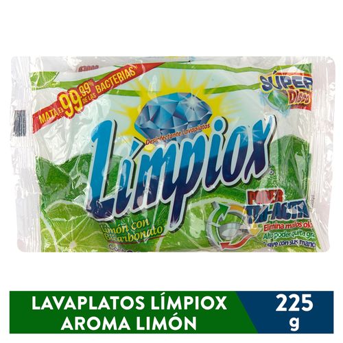 Lavaplatos Limpiox Disco Limon - 225Gr