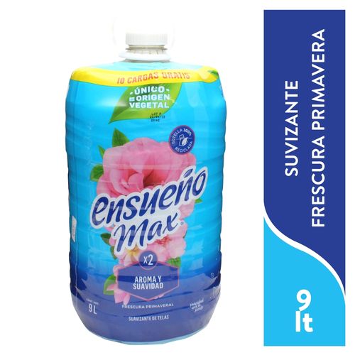 Suavizante Ensueño Max Frescura Primaveral - 9 L