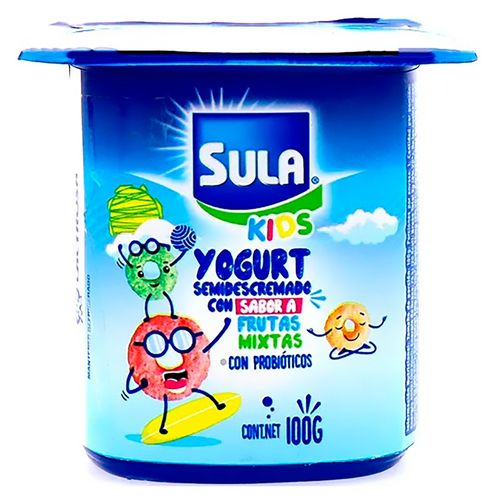 Yogurt Sula Frutas Mix Kids - 100 g