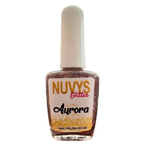 Esmalte Nuvys Unas Glitter Aurora 15 Ml