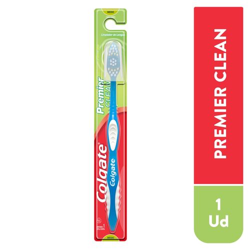 Cepillo Dental Colgate Premier Clean con Tapas 12 Pack