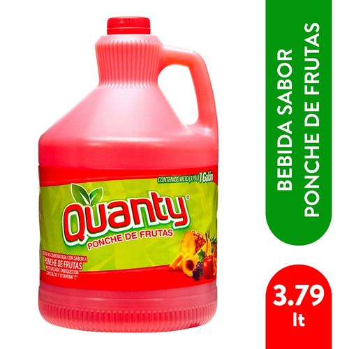 Jugo Quanty De Fruit Punch 1 Galon-3785 ml