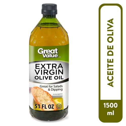 Aceite Great Value De Oliva Virgen - 1500ml