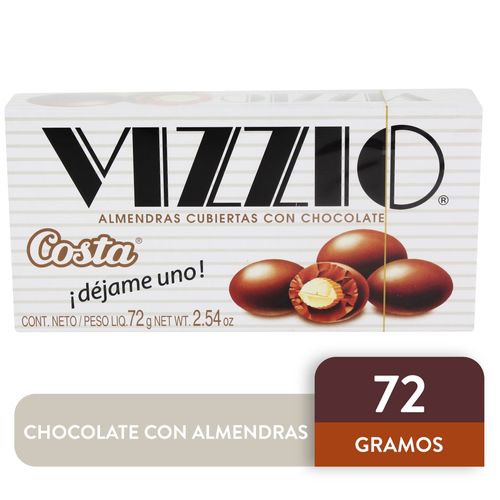 Chocolate Vizzio Costa Con Almendras - 72 g