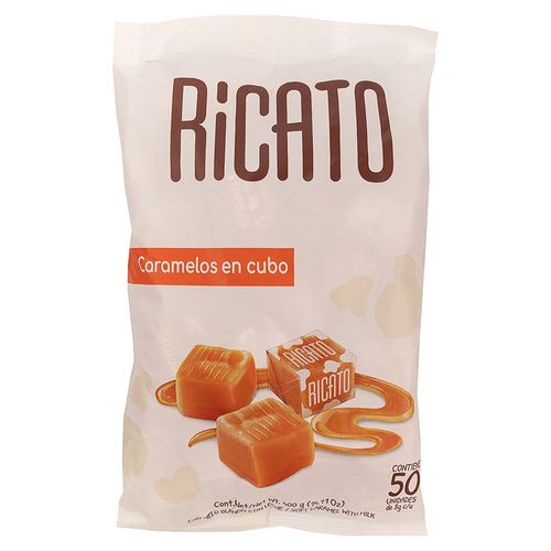 Caramelo Ricato En Cubo Bolsa - 375 g