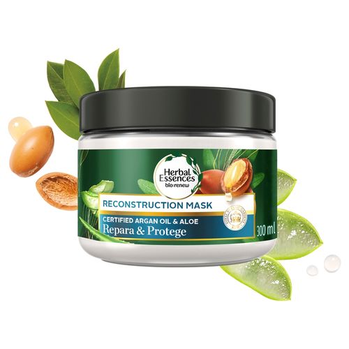 Mascarilla Intensiva Herbal Essences bío:renew Aceite de Argán 300 ml