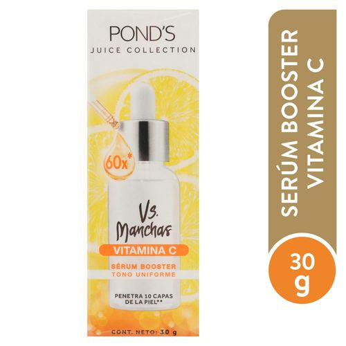 Serum Booster Pond's facial vs manchas tono uniforme en Facial - 30 g