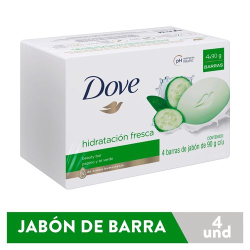 Jabón Dove Hidratación Fresca en Barra - 360 g