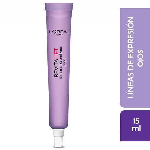 Contorno Ojos Hidratante L'Oréal París Revitalift Acido Hialurónico - 15ml