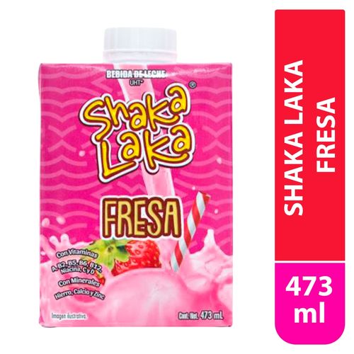 Bebida de Leche Shaka Laka Sabor A Fresa- 473 ml