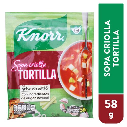 Sopa Knorr Tortilla en Sobre - 58 g