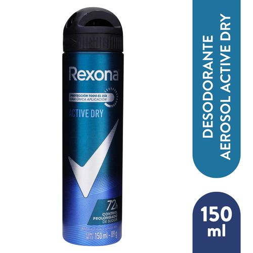 Antitranspirante Rexona Caballero Active Dry en Aerosol - 150 ml
