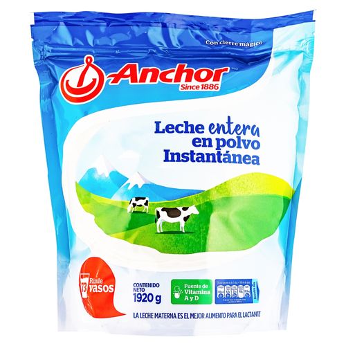 Leche Anchor Entera Instantánea - 1920 g